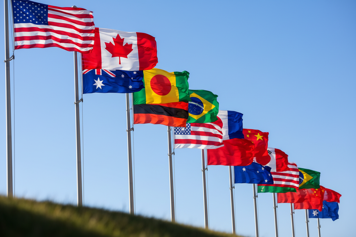 Boucles d'Oreilles Supporters - Bijoux aux Couleurs de Votre Pays