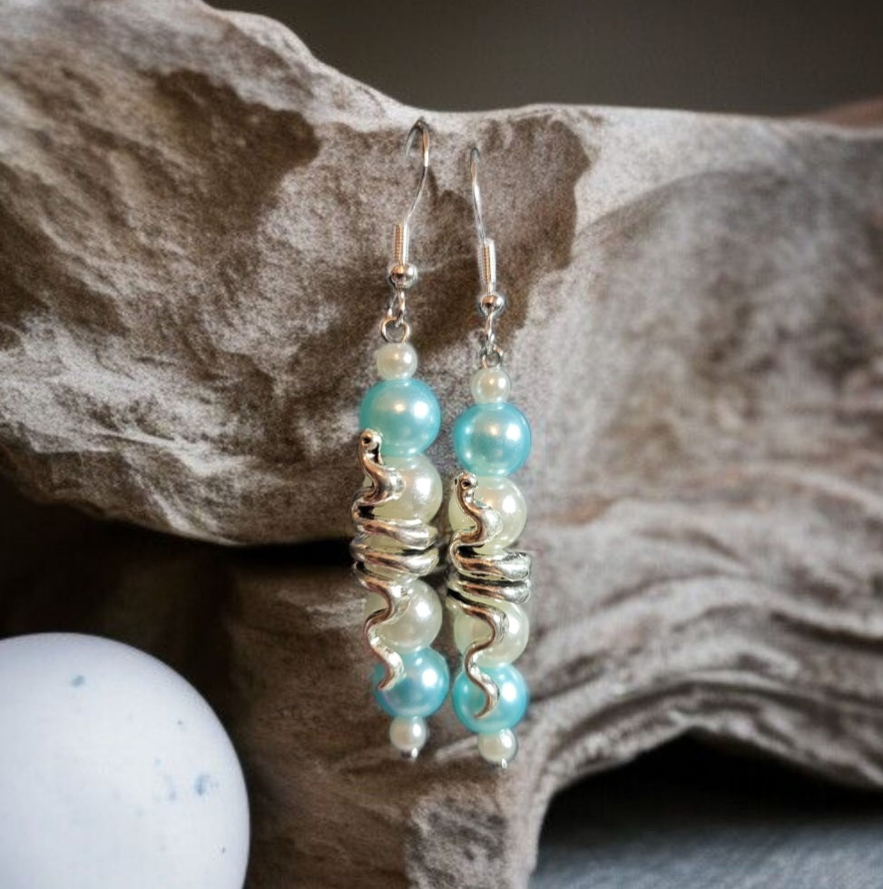 Boucles d'oreilles modèle Serpentine (Réf BOS8)