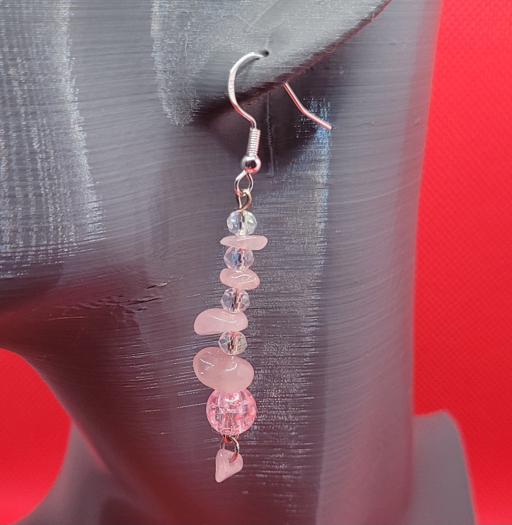 Boucles d'oreilles Pierre Naturel (Réf:PN4)