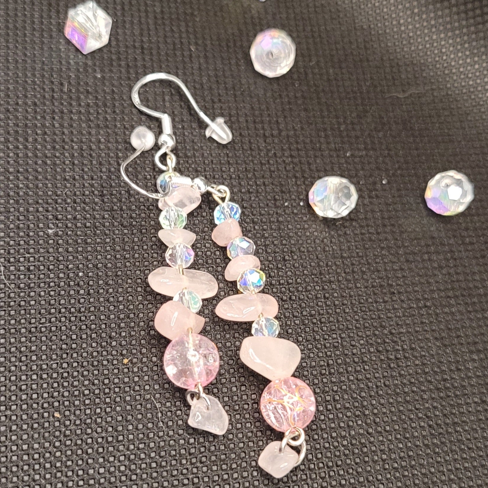 Boucles d'oreilles Pierre Naturel (Réf:PN4)