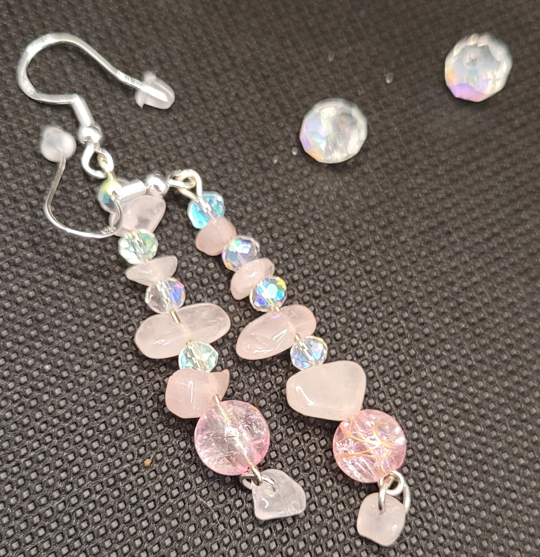 Boucles d'oreilles Pierre Naturel (Réf:PN4)