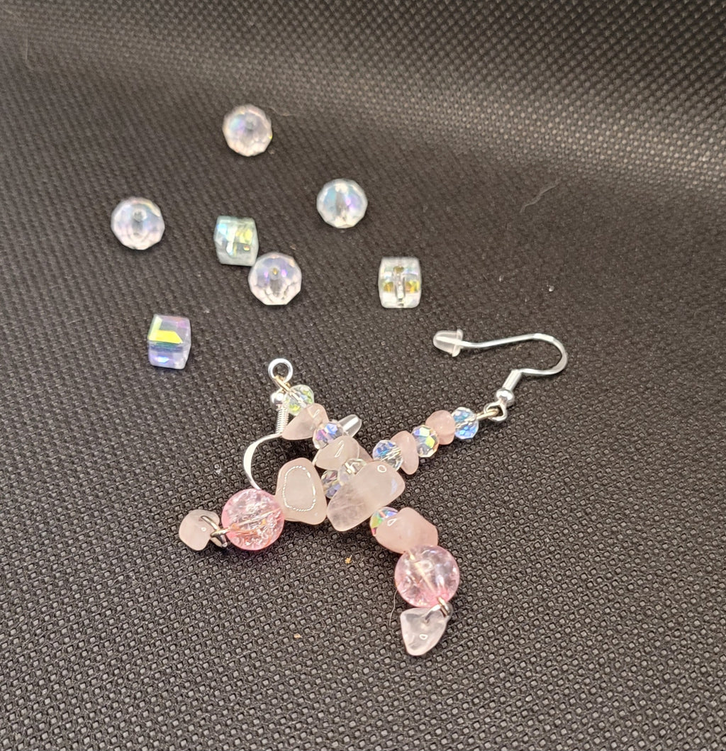 Boucles d'oreilles Pierre Naturel (Réf:PN4)