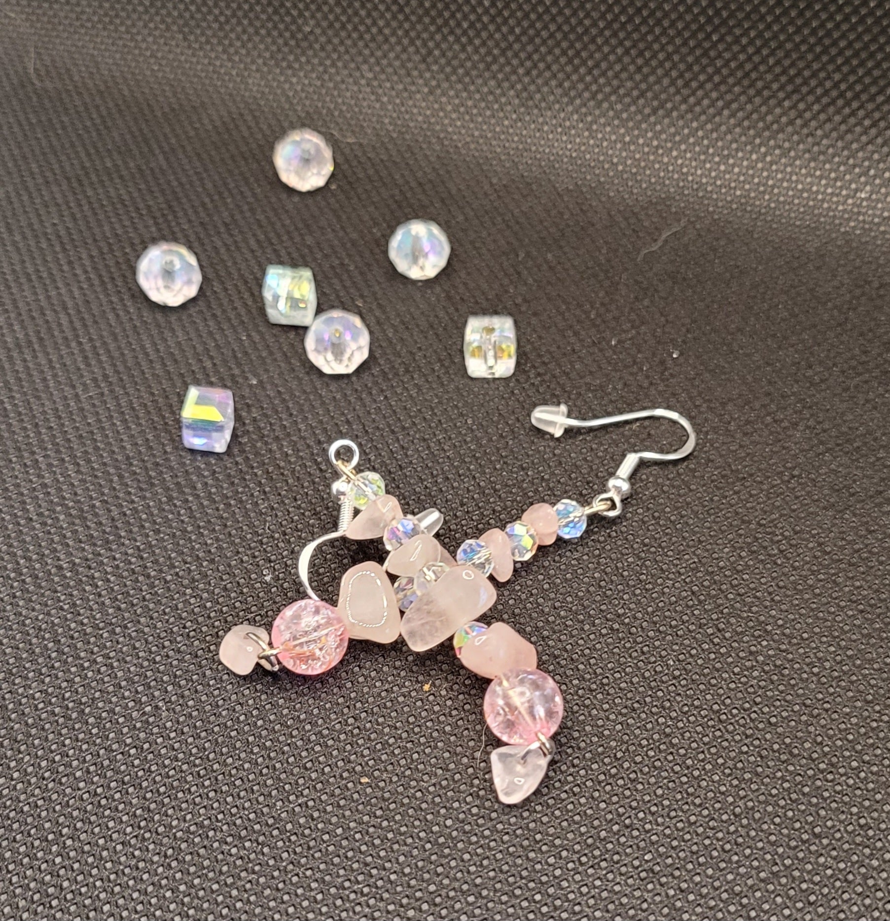 Boucles d'oreilles Pierre Naturel (Réf:PN4)