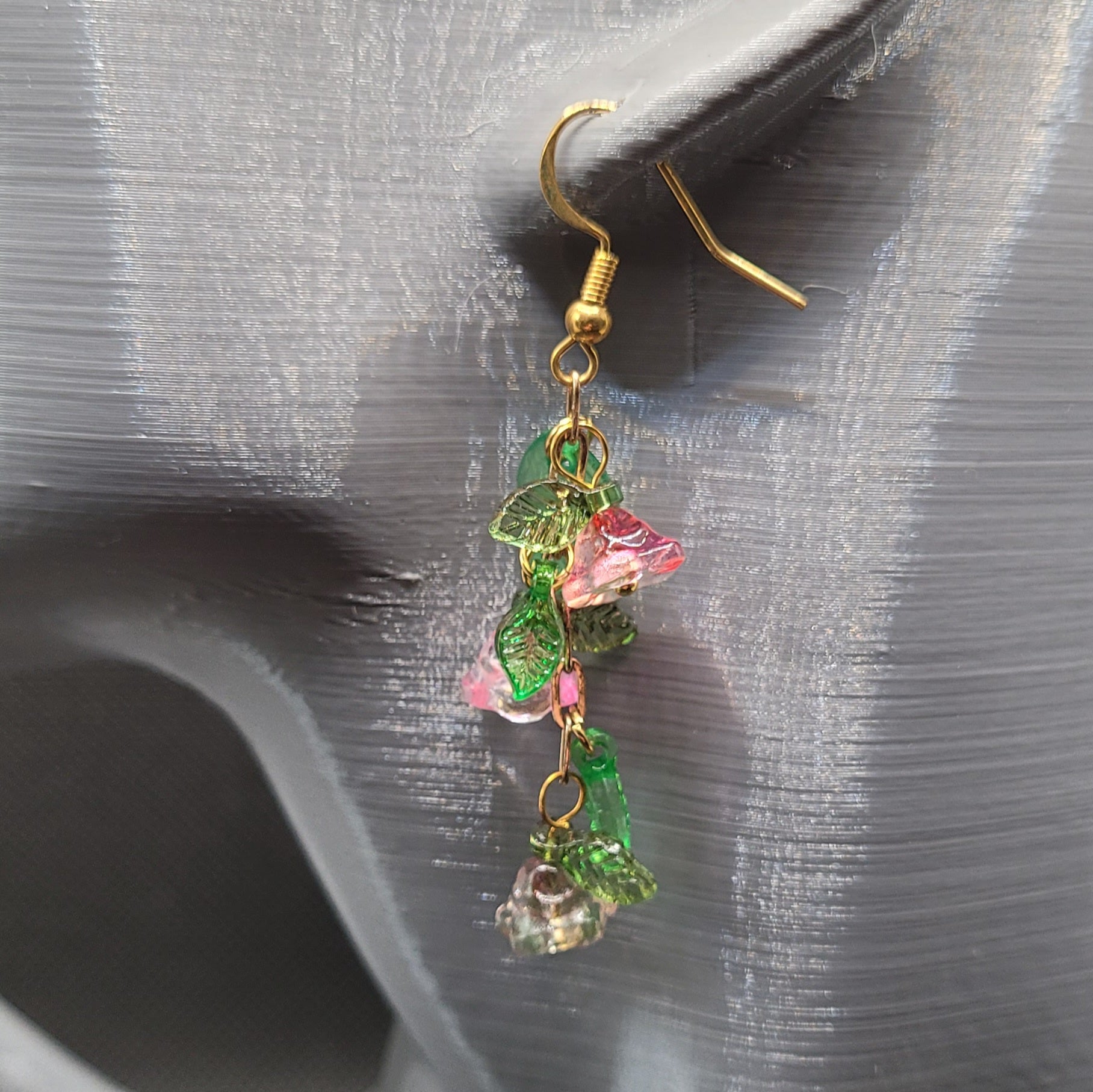 Boucle d'oreilles  Bohème chic modèle Tout En Fleurs (Réf: TEF14)