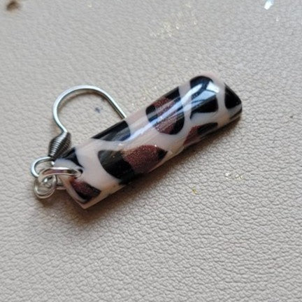 Boucles d'oreilles modèle Léopard de cuivre - Les imparfaites (Réf:MLC)