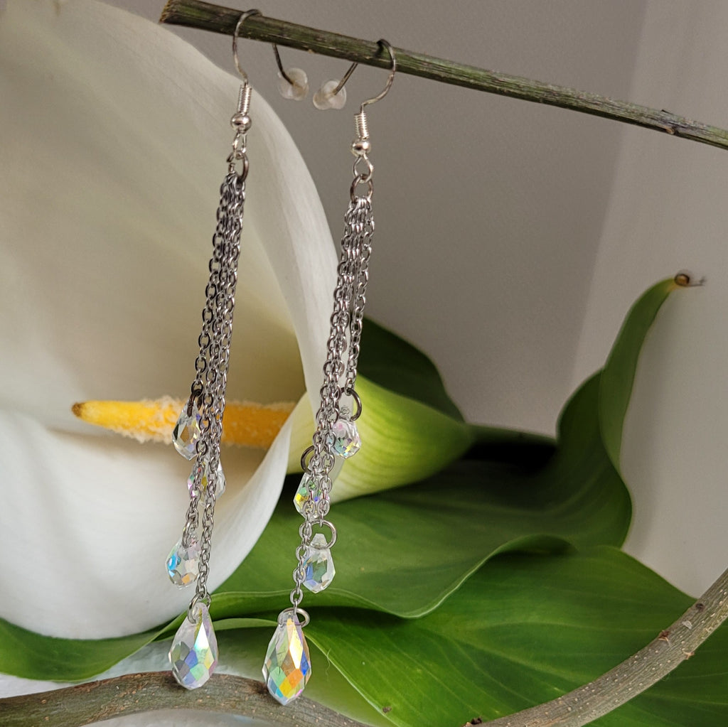 Boucles d'Oreilles Cristal (Réf:BOC4)