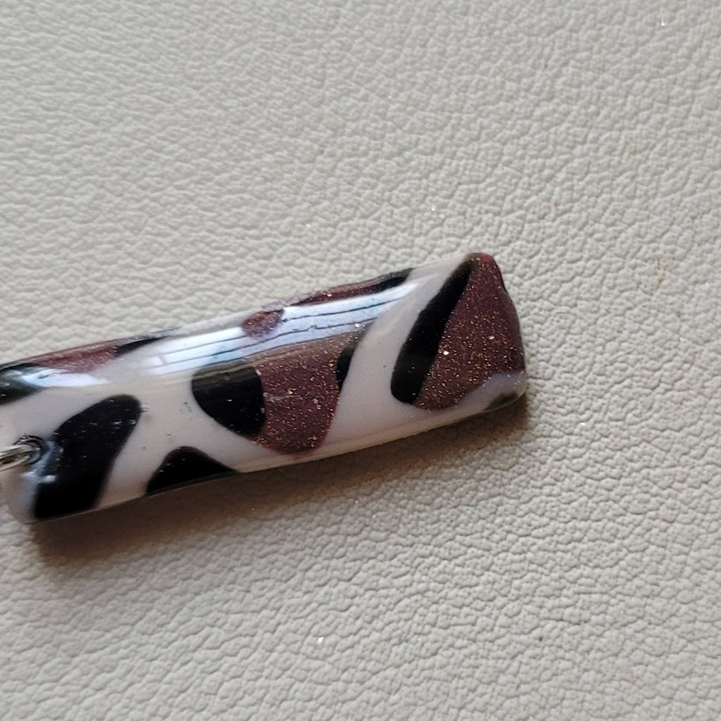 Boucles d'oreilles modèle Léopard de cuivre - Les imparfaites (Réf:MLC)