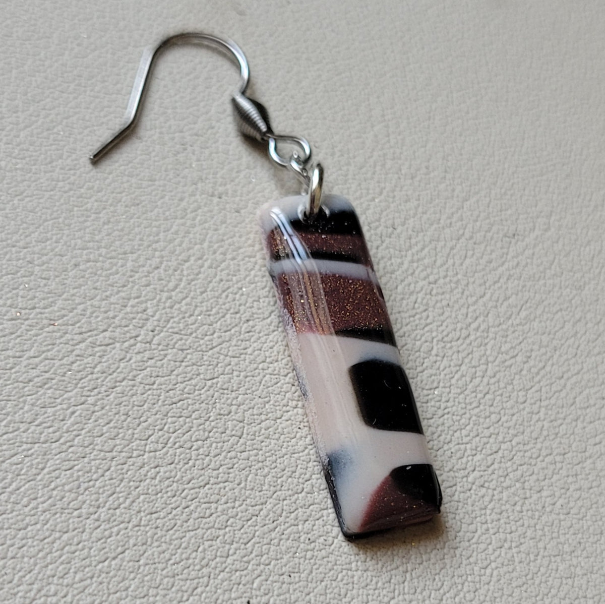 Boucles d'oreilles modèle Léopard de cuivre - Les imparfaites (Réf:MLC)