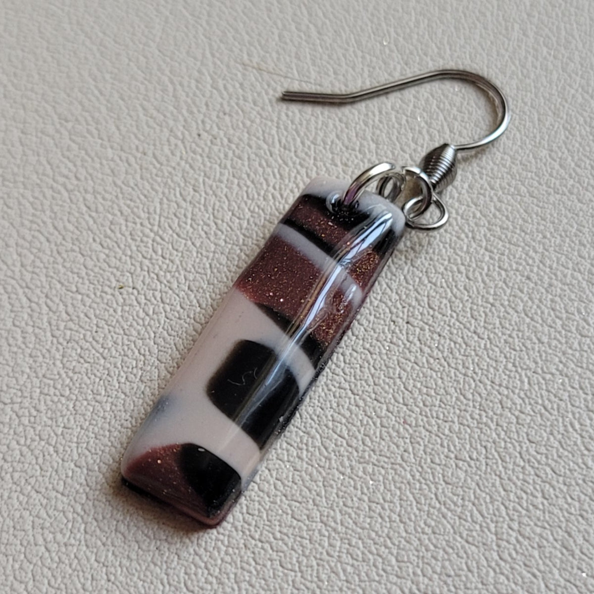 Boucles d'oreilles modèle Léopard de cuivre - Les imparfaites (Réf:MLC)