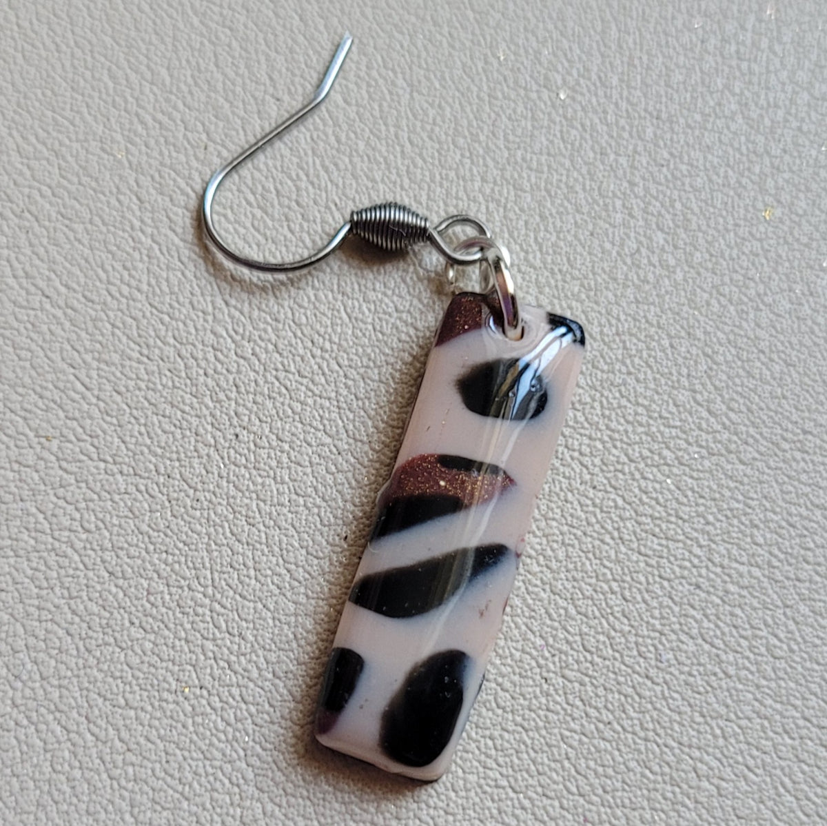 Boucles d'oreilles modèle Léopard de cuivre - Les imparfaites (Réf:MLC)