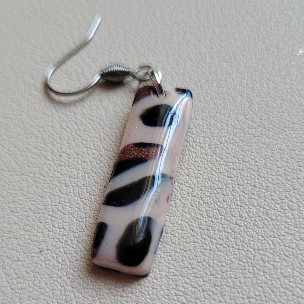 Boucles d'oreilles modèle Léopard de cuivre - Les imparfaites (Réf:MLC)