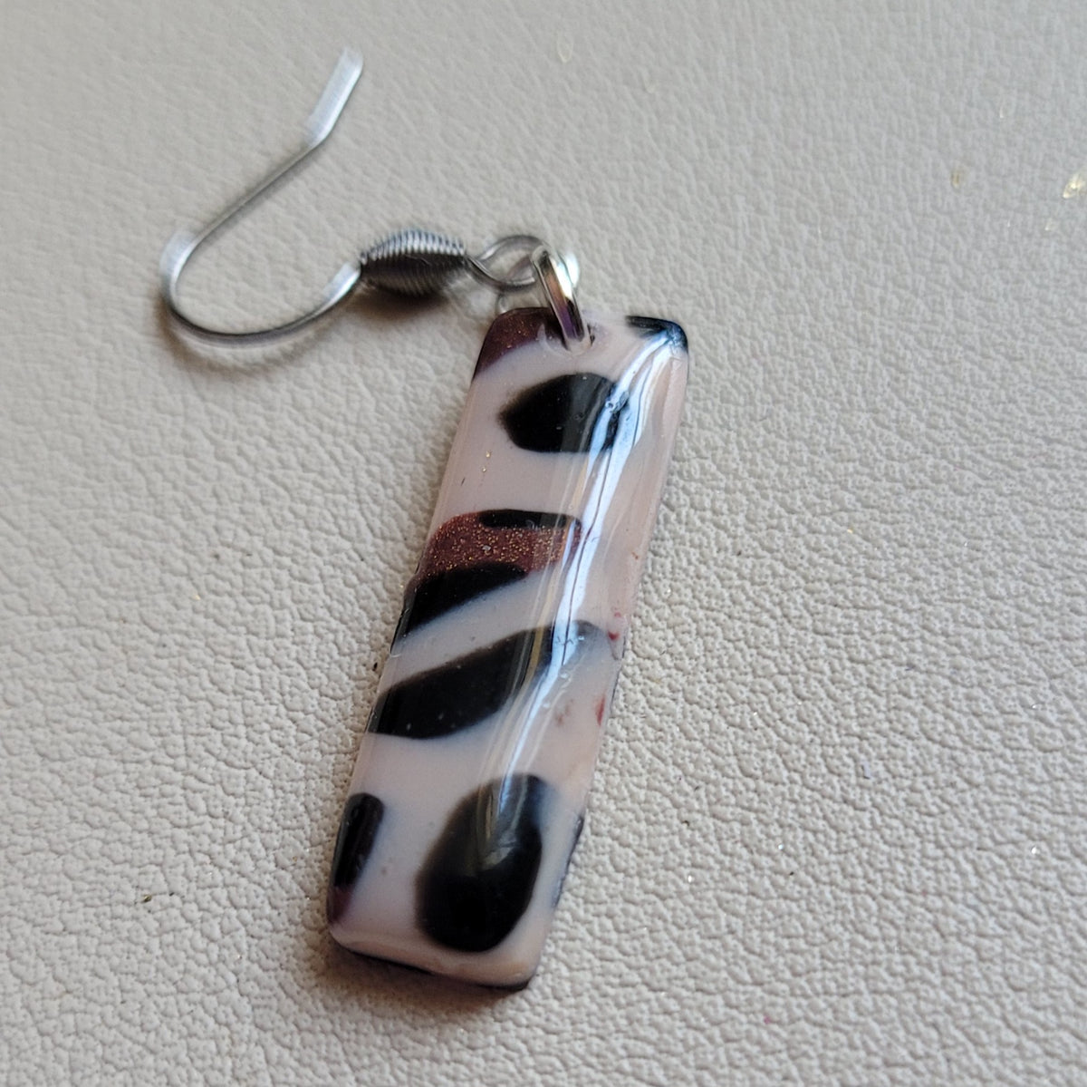 Boucles d'oreilles modèle Léopard de cuivre - Les imparfaites (Réf:MLC)
