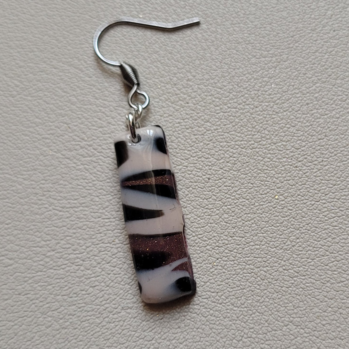 Boucles d'oreilles modèle Léopard de cuivre - Les imparfaites (Réf:MLC)