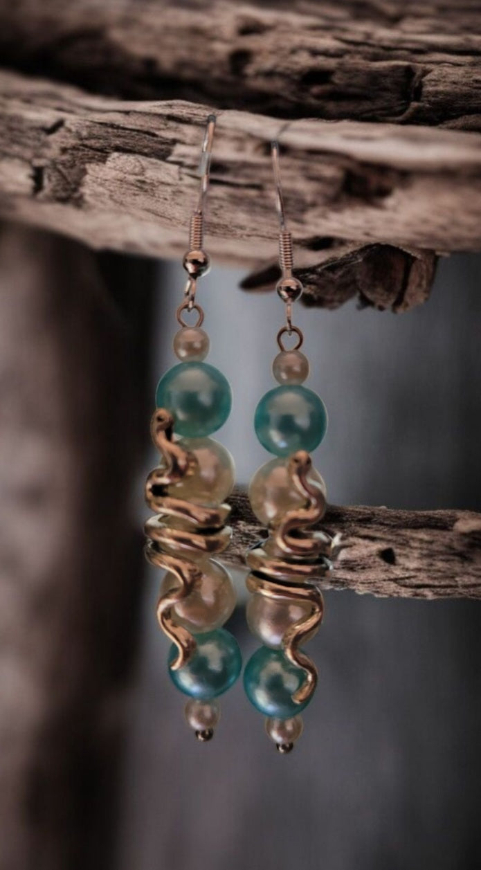 Boucles d'oreilles modèle Serpentine (Réf BOS8)