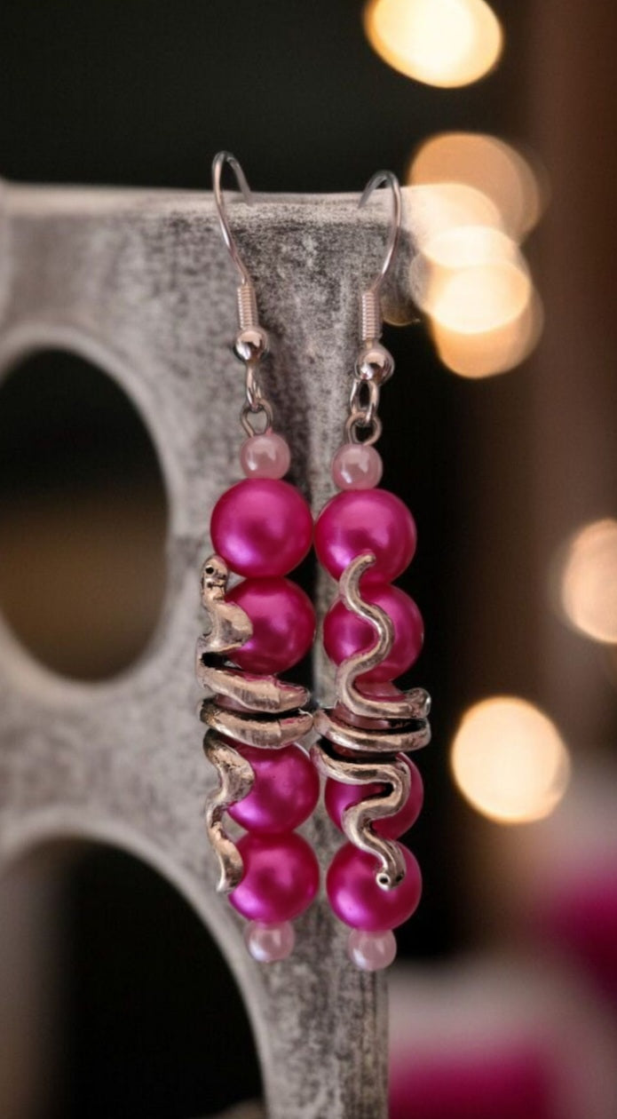 Boucles d'oreilles modèle Serpentine (Réf BOS6)