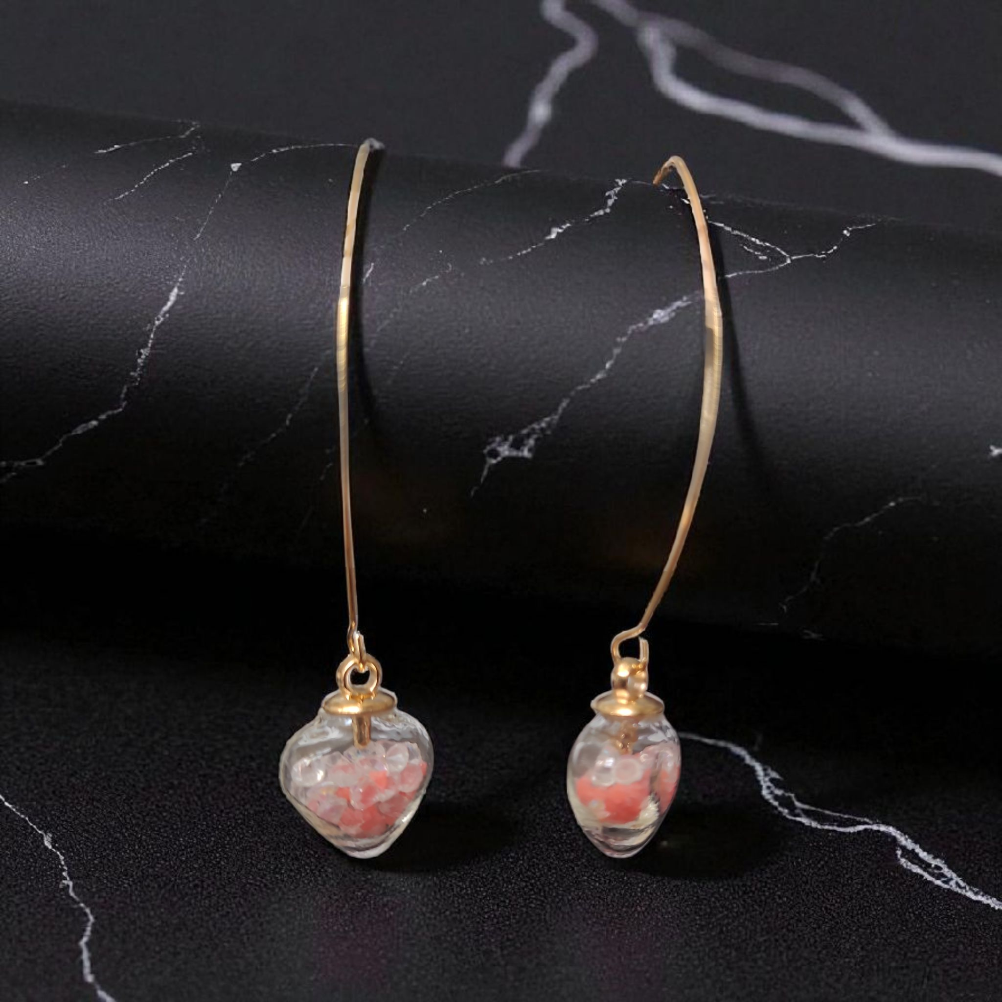 Boucles d'oreilles coeur (RéfCCBO4)