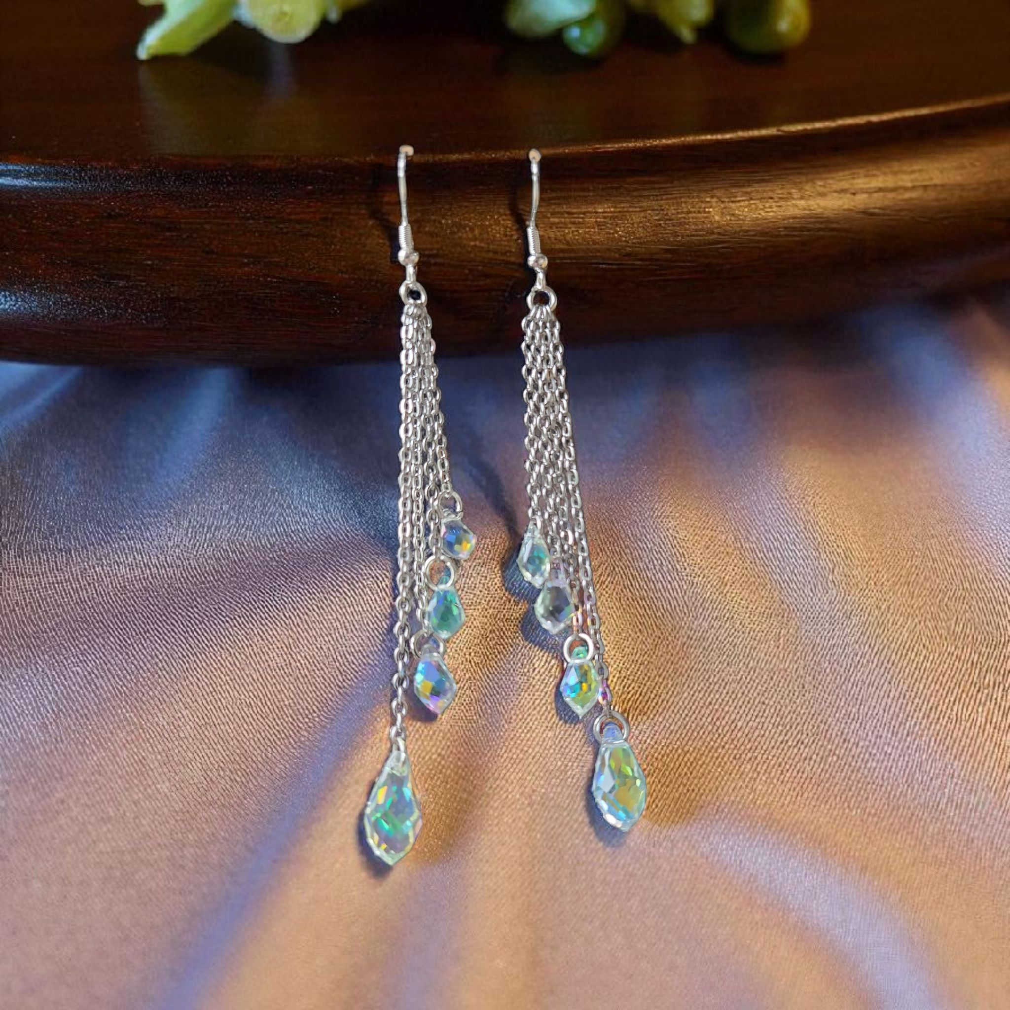 Boucle d'oreilles Cristal (Réf BOC4)