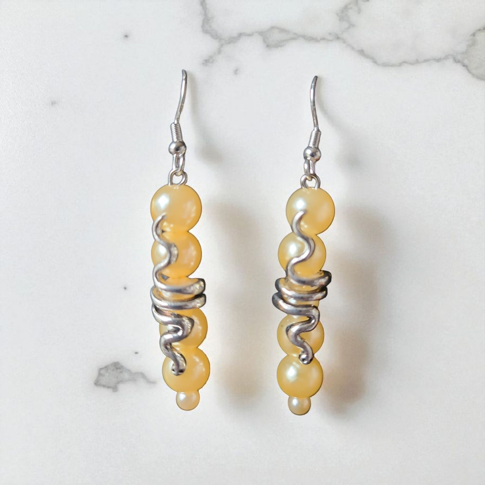 Boucles d'oreille modèle Serpentine ( Réf BOS4)