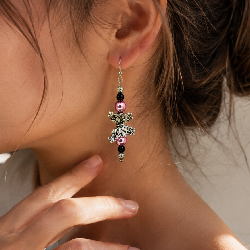 Boucles d'oreilles Ombres et Lumières (Réf MOL1)