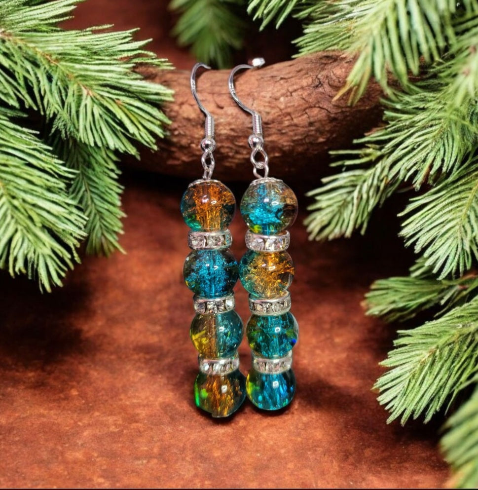 Boucles d'oreilles modèle Brillance Et Paillette (Réf BEP5)