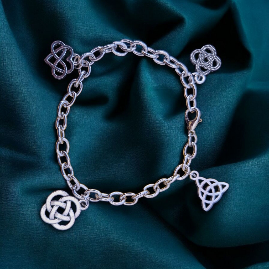 Bracelet Acier Inoxydable Breloque Zinc