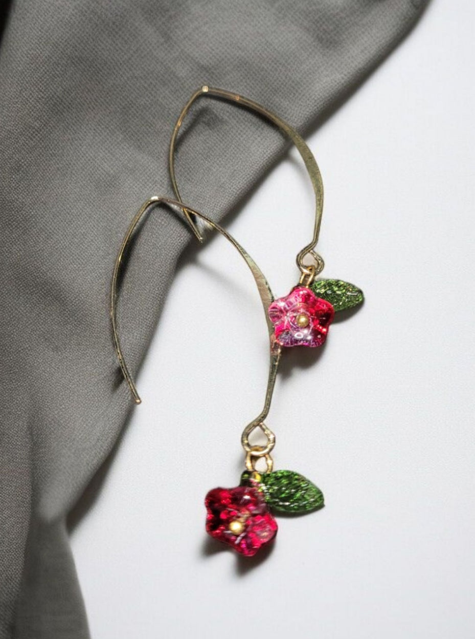Boucles d'oreilles modèle Tout En Fleur (Réf: TEF2)