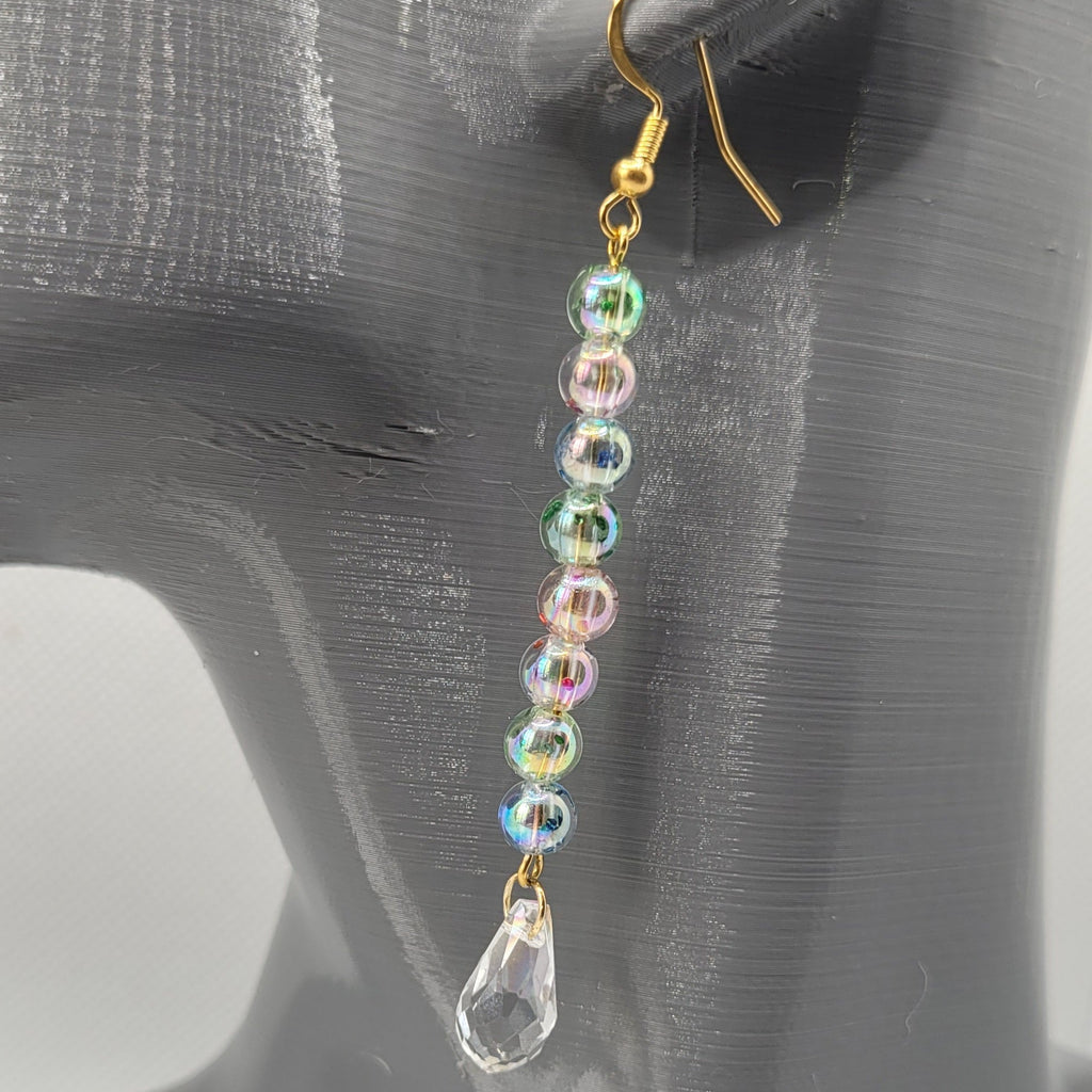 Boucles d'oreilles Brillance et Couleurs 8cm - Cristal Autrichien (Réf: BEC)