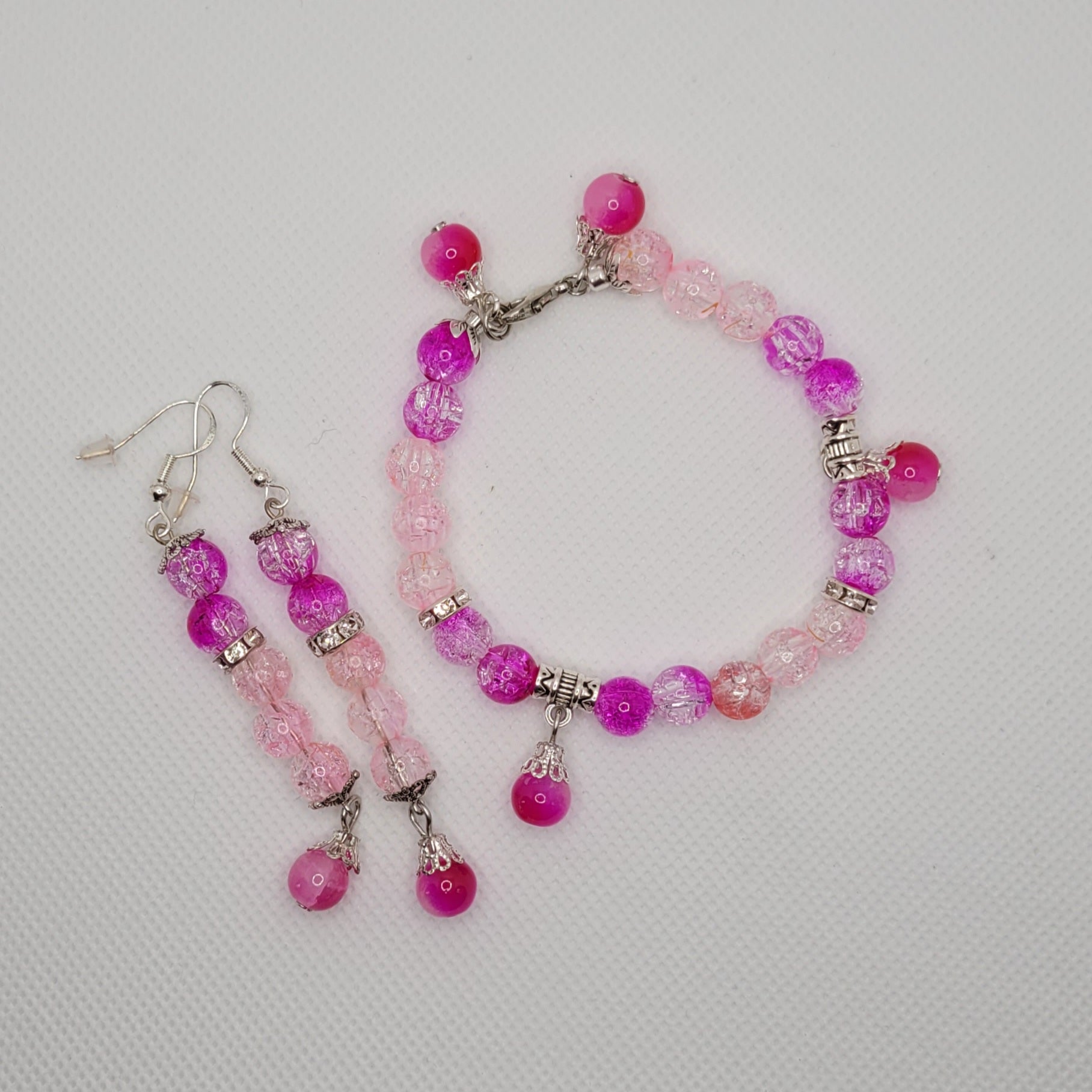 Parure Eclats de Rosé (Réf MER2)