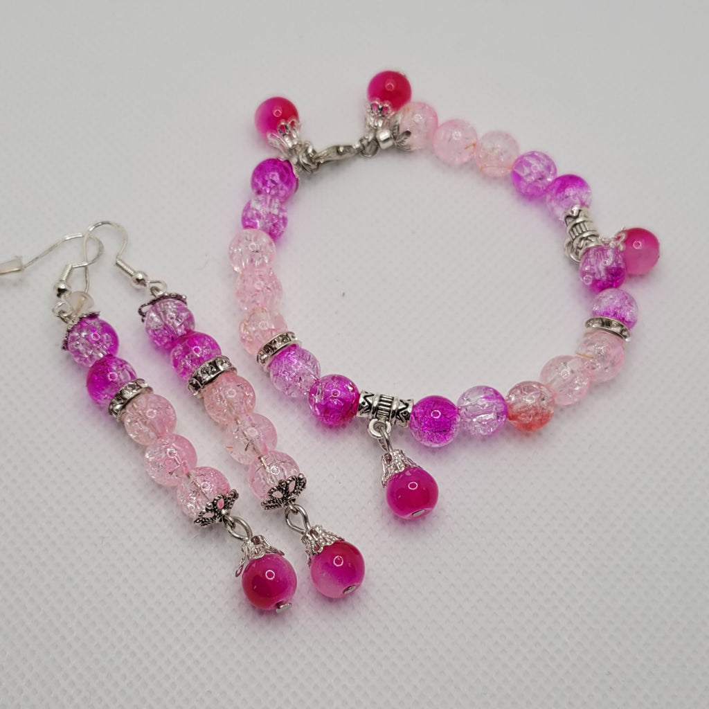 Parure Eclats de Rosé (Réf MER2)
