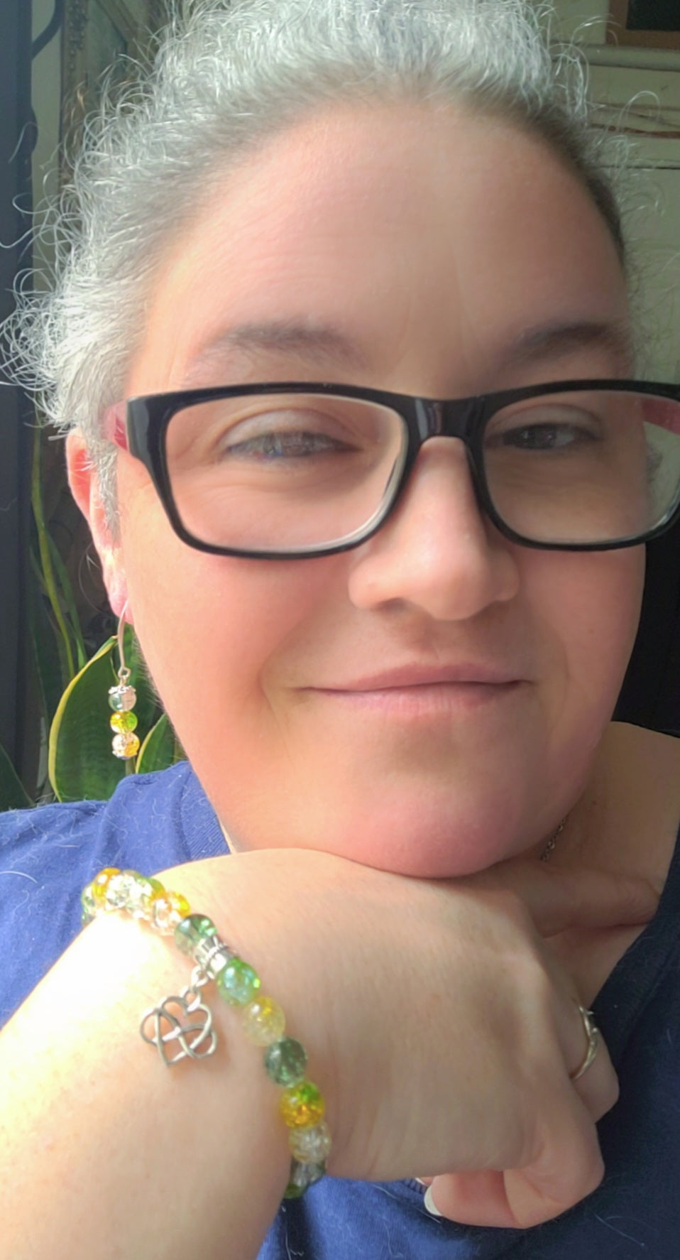 Parure Esprit d'Eden – Boucles d'oreilles & Bracelet (Réf:MEE)
