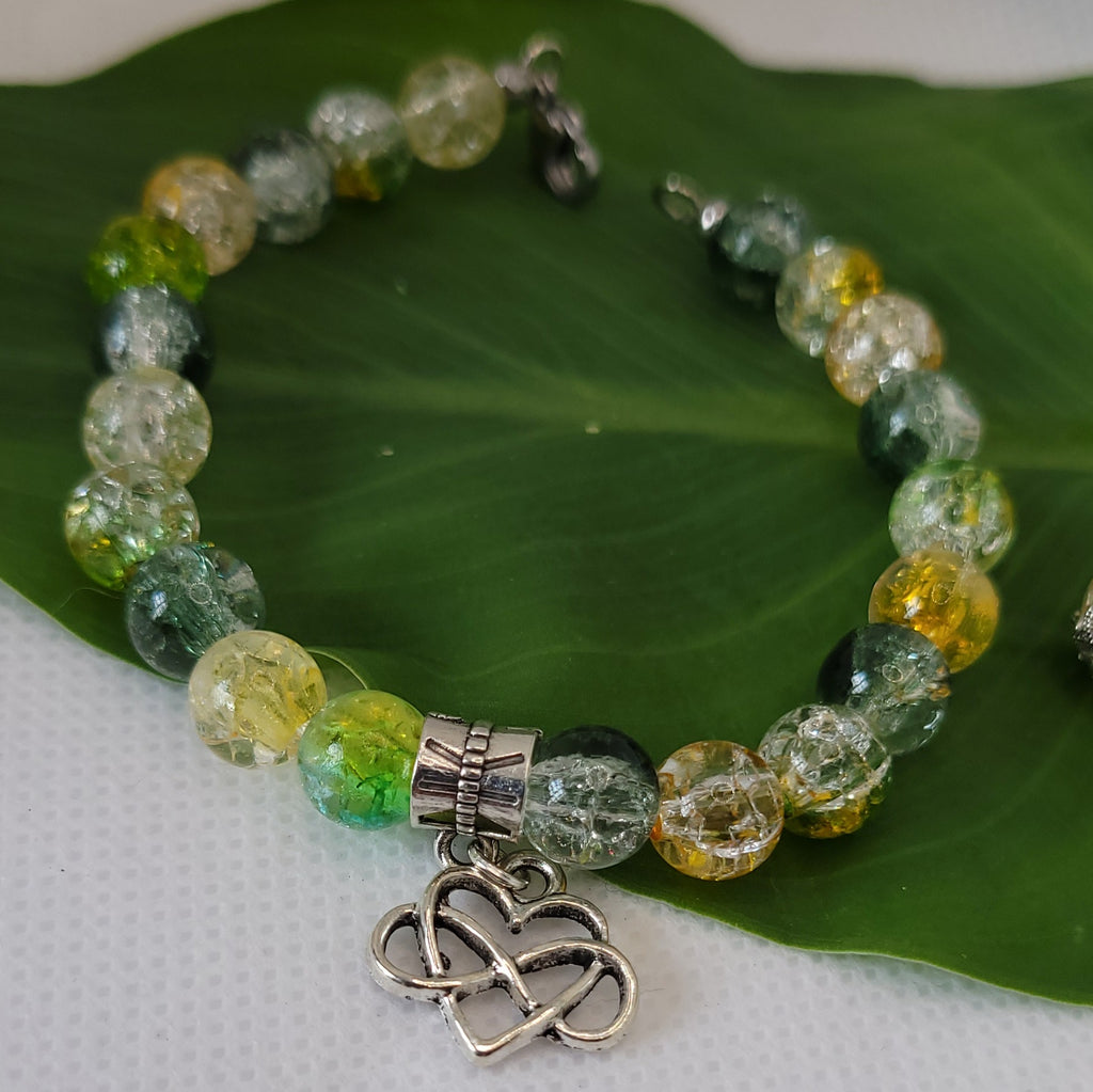 Parure Esprit d'Eden – Boucles d'oreilles & Bracelet (Réf:MEE)