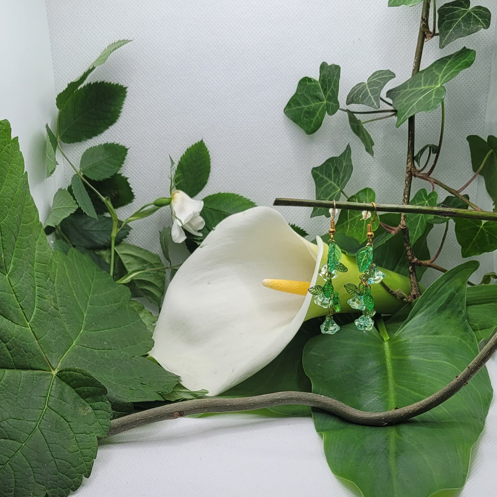 Boucle d'oreilles  Bohème chic modèle Tout En Fleurs (Réf: TEF14)