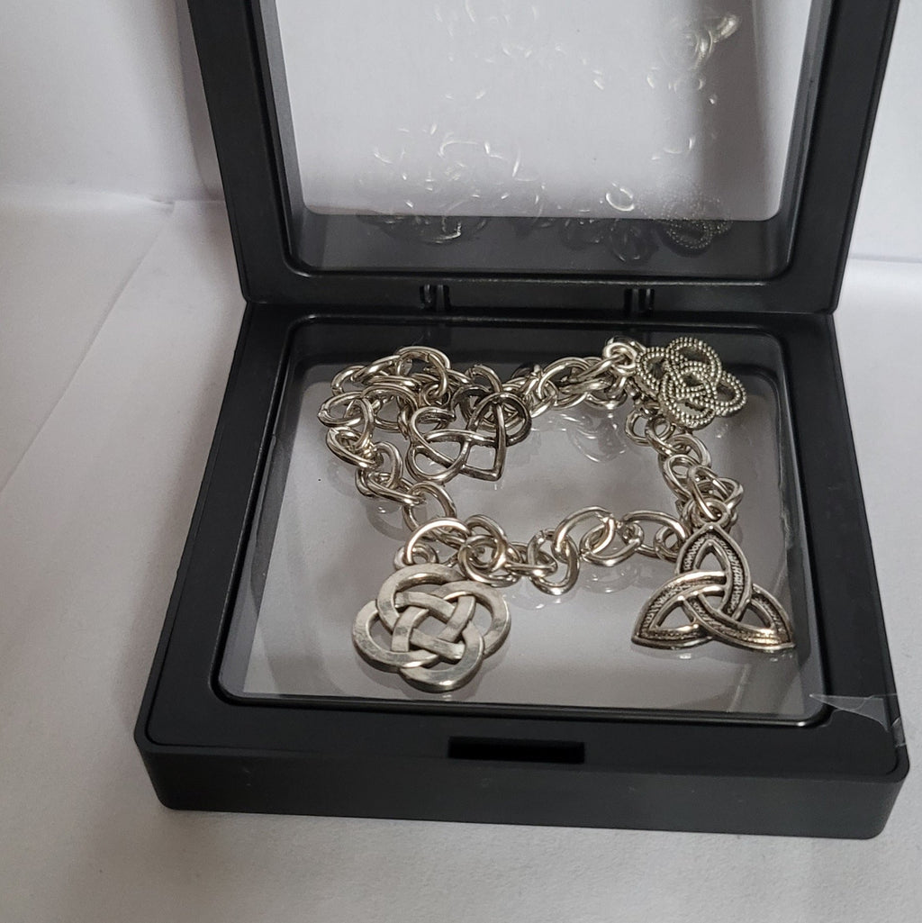 Bracelet Acier Inoxydable Breloque Zinc