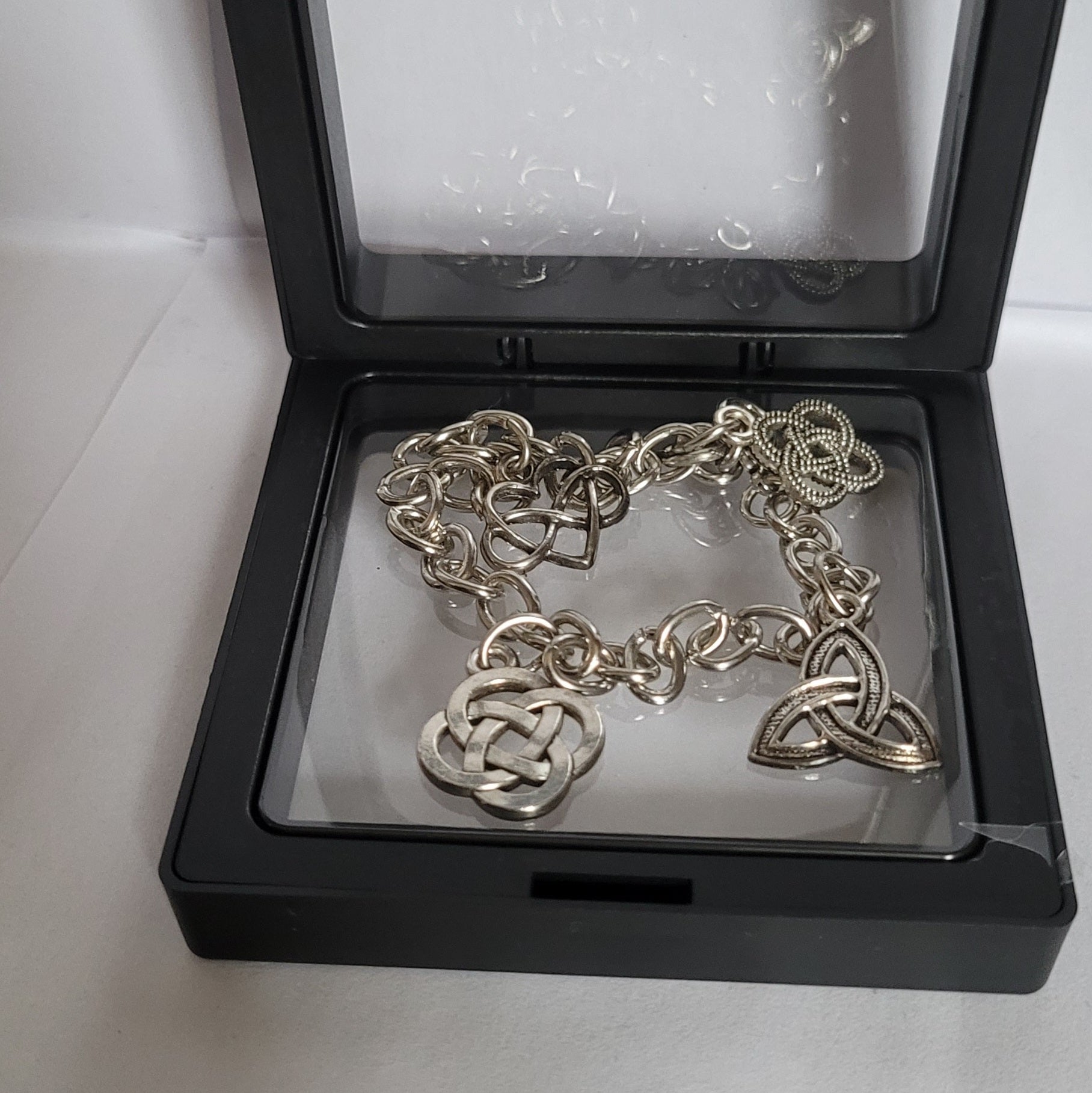 Bracelet Acier Inoxydable Breloque Zinc