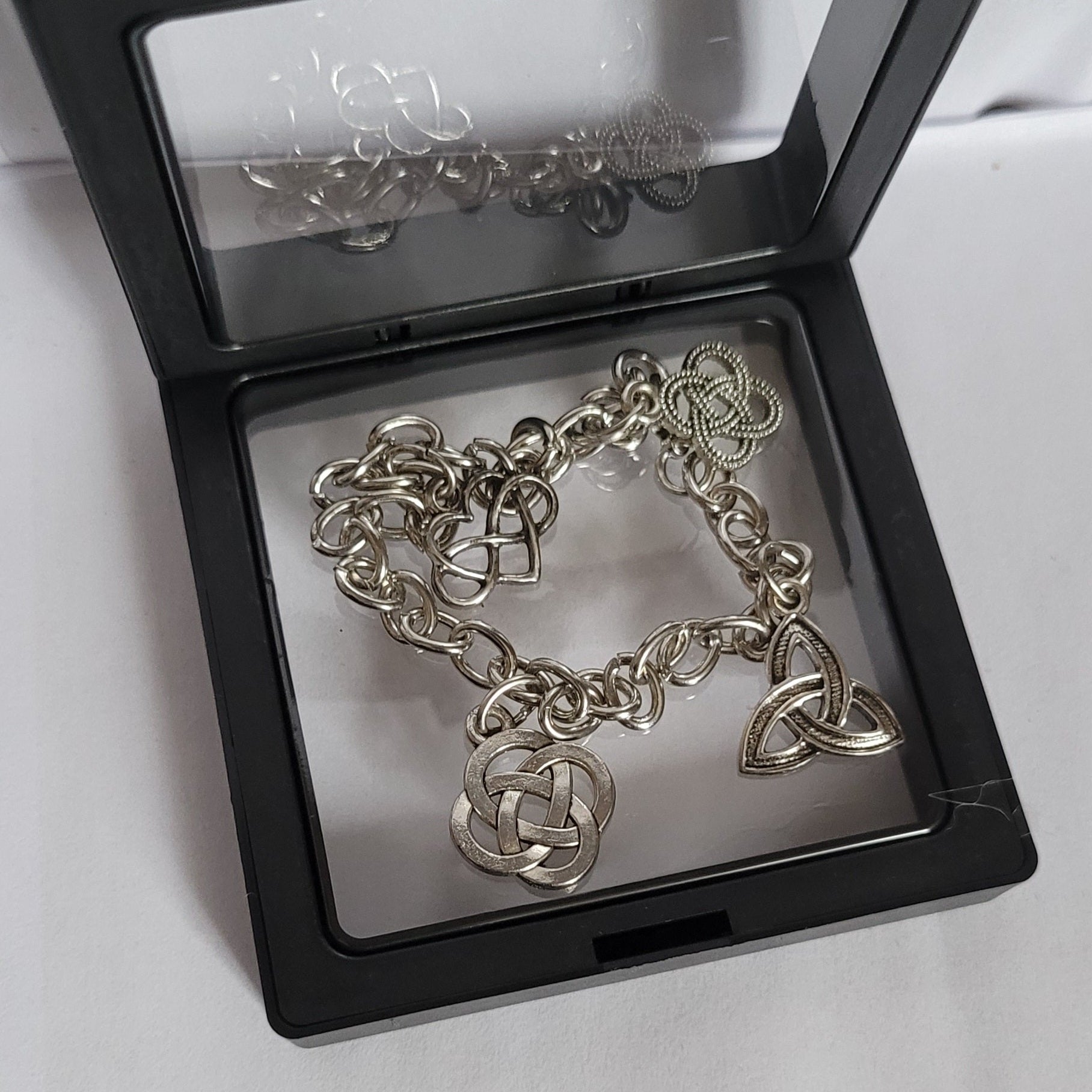 Bracelet Acier Inoxydable Breloque Zinc