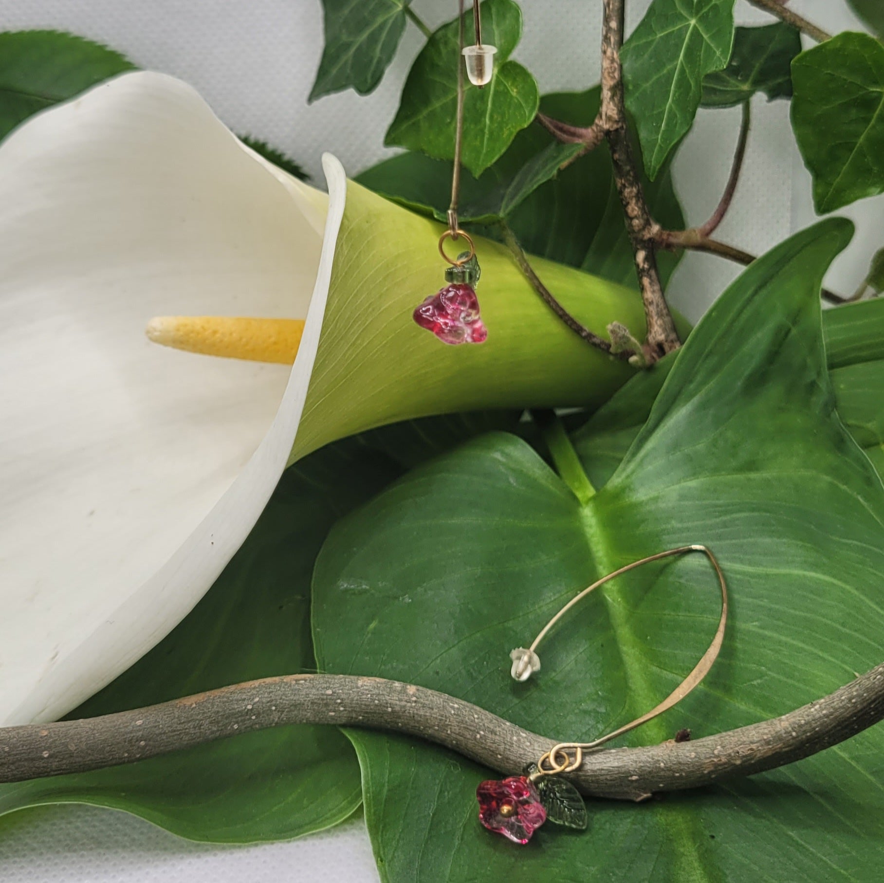 Boucles d'oreilles modèle Tout En Fleur (Réf: TEF2)