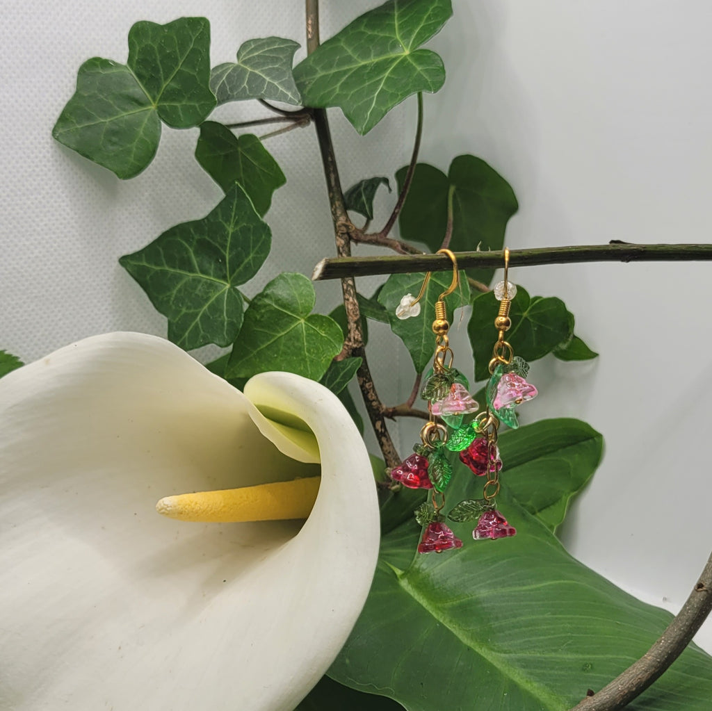 Boucle d'oreilles  Bohème chic modèle Tout En Fleurs (Réf: TEF14)