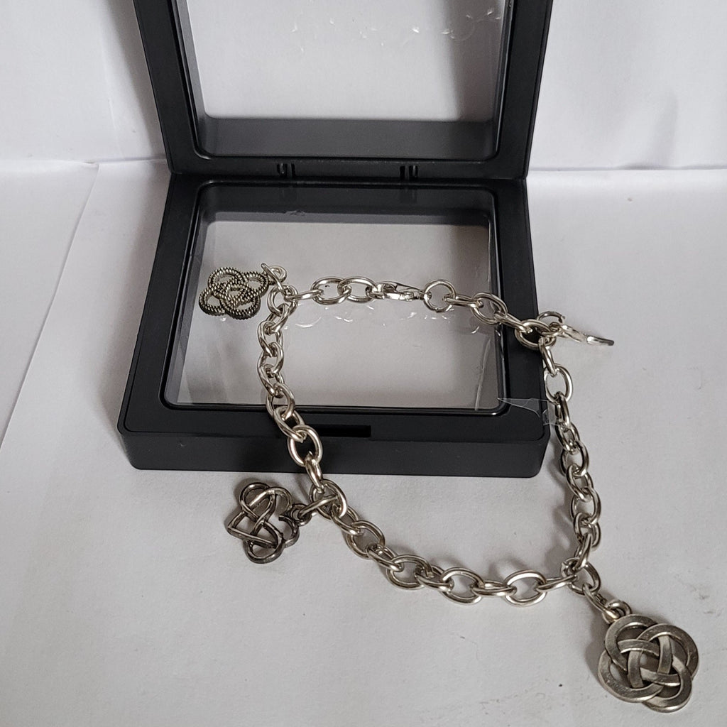 Bracelet Acier Inoxydable Breloque Zinc