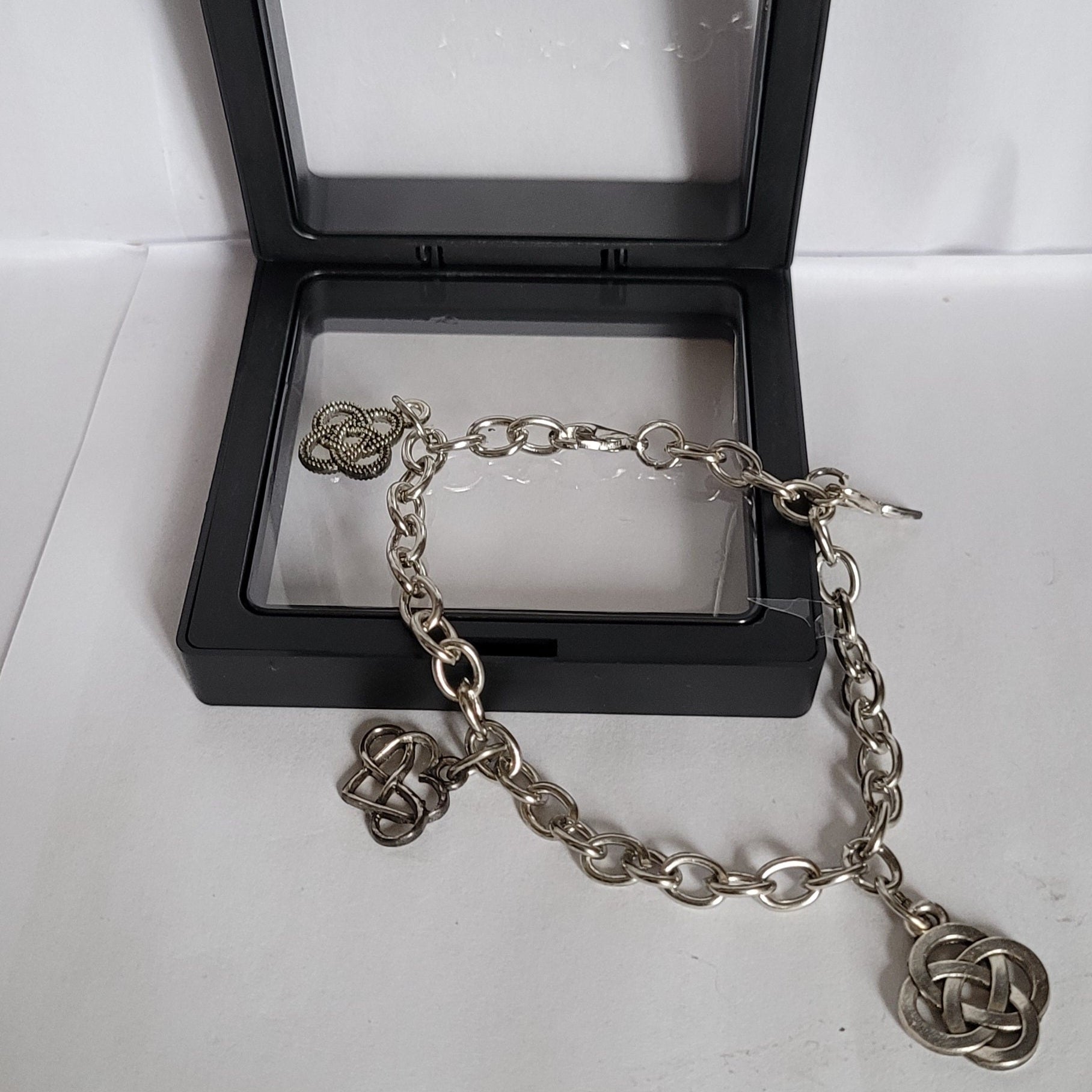 Bracelet Acier Inoxydable Breloque Zinc