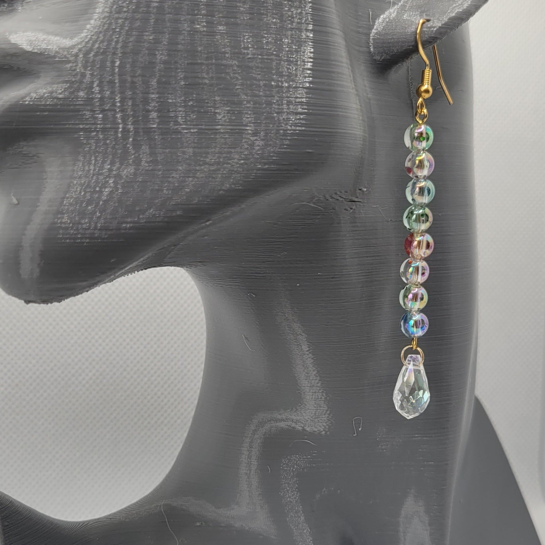 Boucles d'oreilles Brillance et Couleurs 8cm - Cristal Autrichien (Réf: BEC)