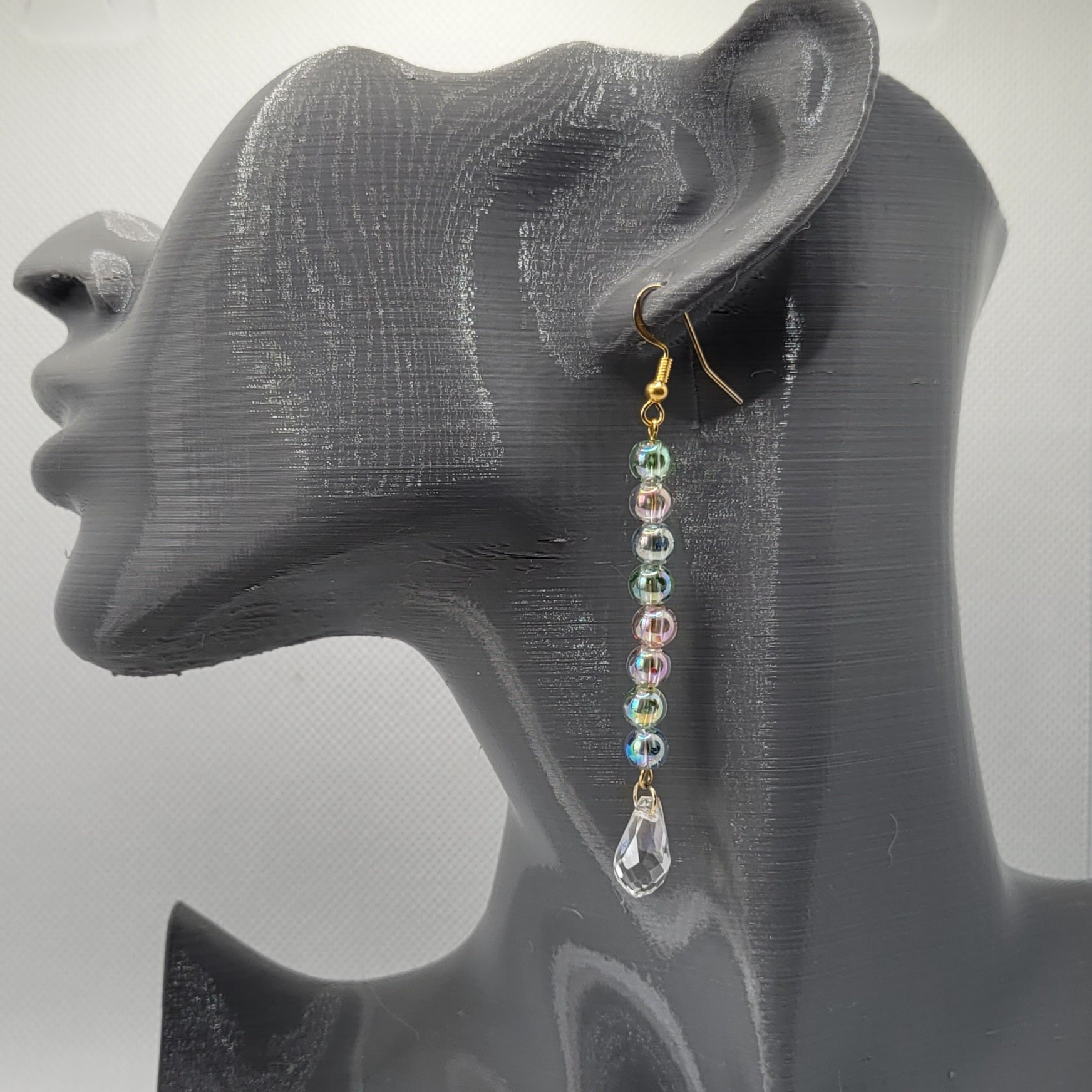 Boucles d'oreilles Brillance et Couleurs 8cm - Cristal Autrichien (Réf: BEC)